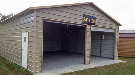 boxed eave style metal garage|boxed eave metal garage.